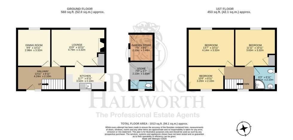 Floorplan for Gillcroft, Eccleston, PR7 5SE