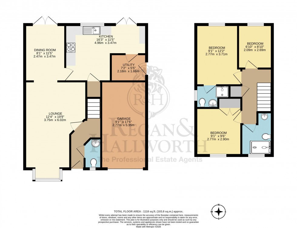 Floorplan for Highmeadow, Upholland, WN8 0BE