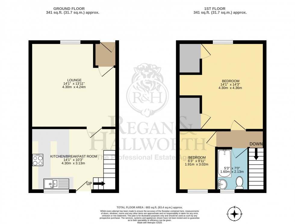 Floorplan for Preston Road, Standish, WN6 0JH