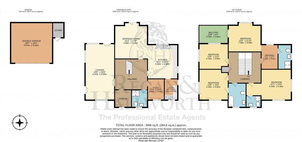 Floorplan for Mossy Lea Road, Wrightington, WN6 9RD