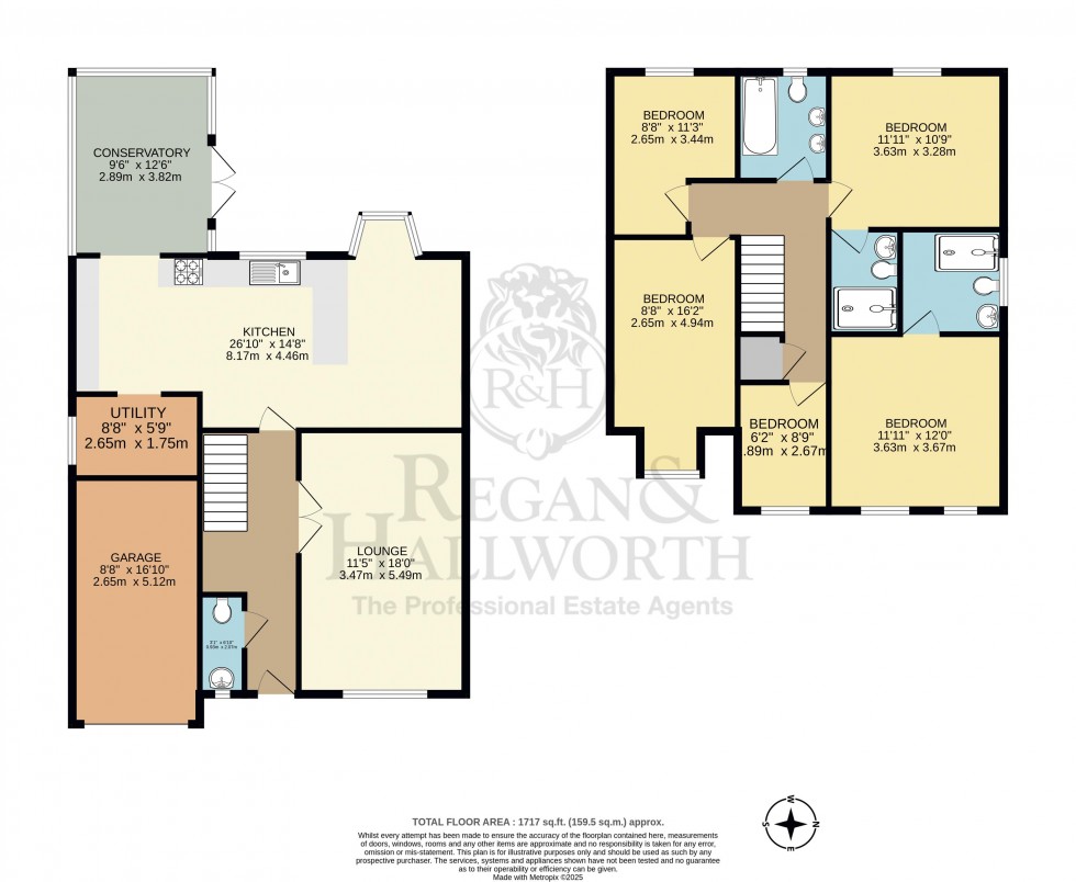 Floorplan for Heathland, Upholland, WN8 0BP