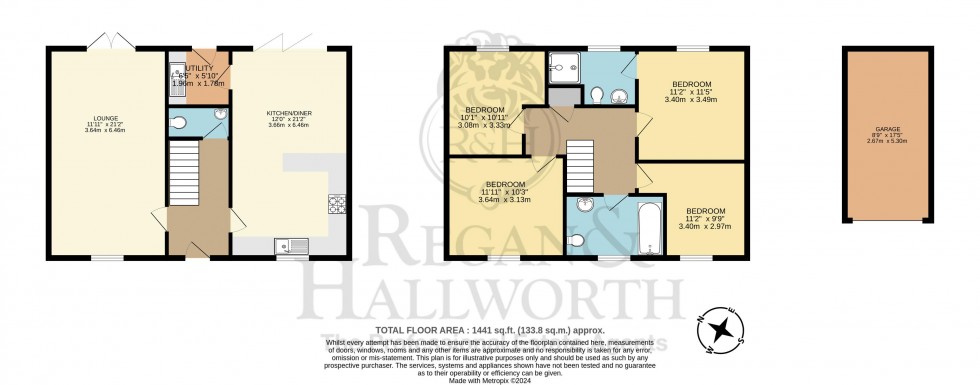 Floorplan for Red Chestnut Close, Billinge, WN5 7AQ