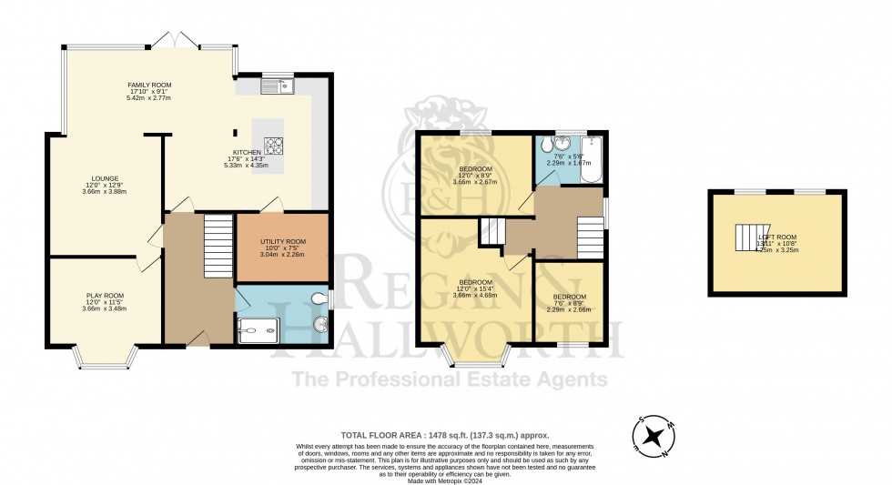 Floorplan for Atherton Road, Hindley Green, WN2 4QD