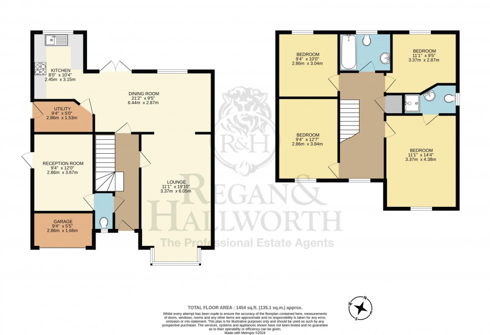 Floorplan for Mill Court, Mill Lane, Aspull, WN2 1RB