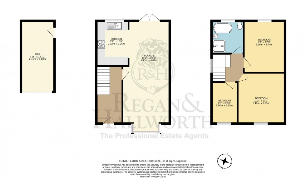 Floorplan for Newland Avenue, Pemberton, WN5 9HA