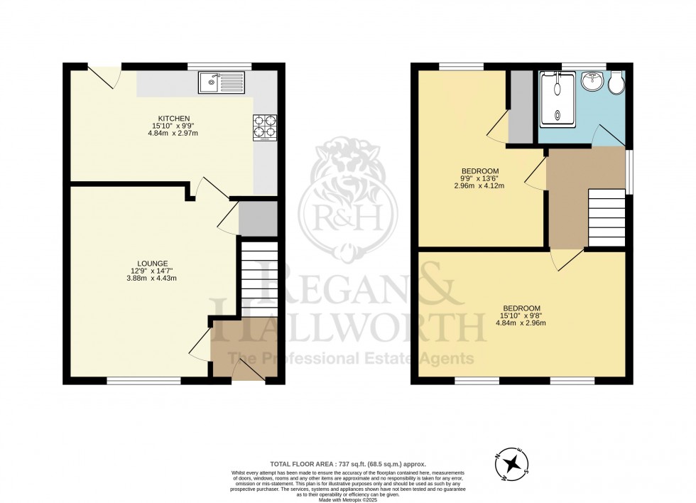 Floorplan for Chatsworth Avenue, Springview, Wigan, WN3 4PJ