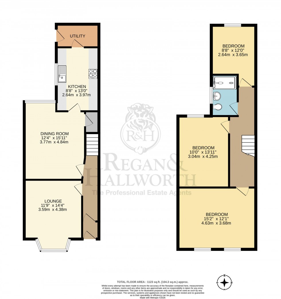 Floorplan for Barnsley Street, Wigan, WN6 7HZ
