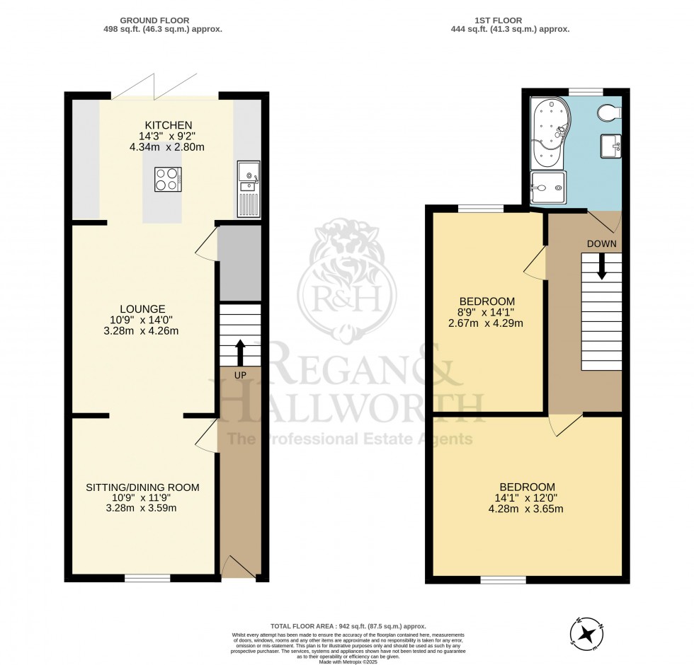 Floorplan for Appley Lane South, Appley Bridge, WN6 9AR