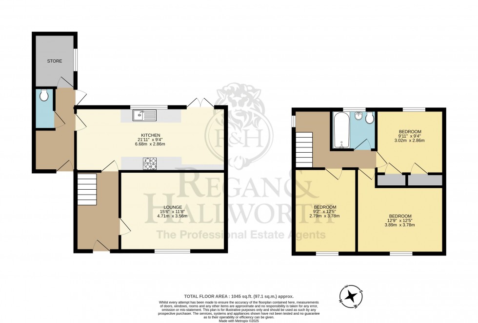 Floorplan for Saddleback Road, Pemberton, Wigan, WN5 9UT