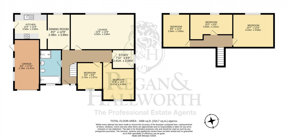 Floorplan for Hall Lane Grove, Hindley, WN2 2SD