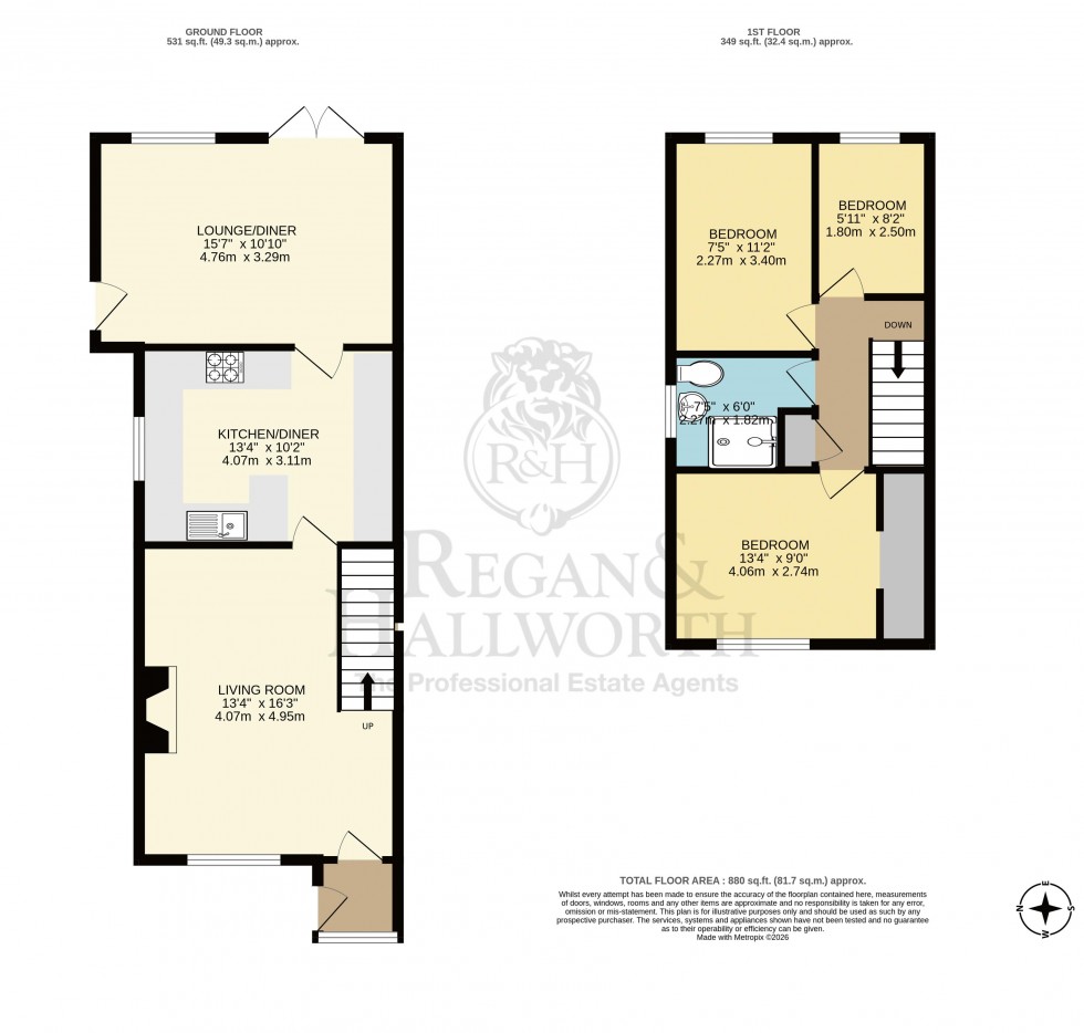 Floorplan for Sandpiper Road, Highfield, WN3 6AX