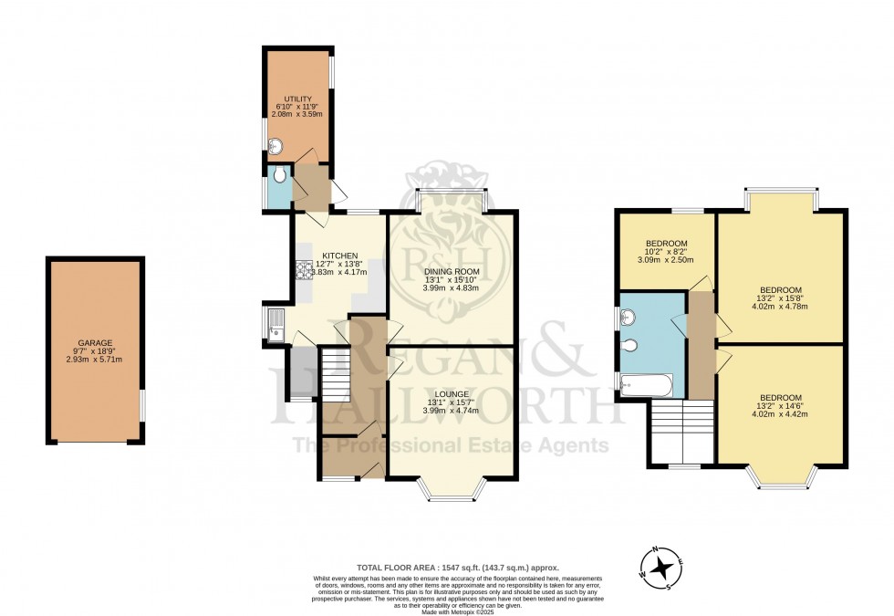 Floorplan for Orrell Road, Orrell, WN5 8QZ