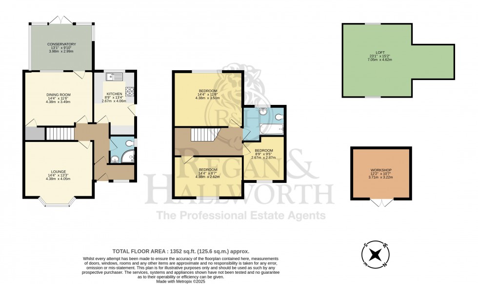 Floorplan for Bramble Way, Parbold, WN8 7HZ