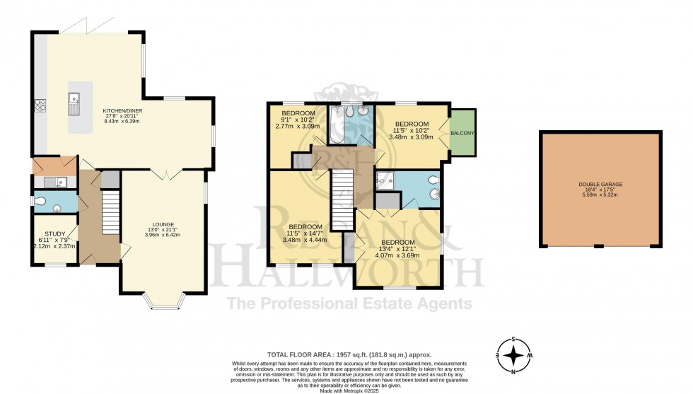 Floorplan for Herons Wharf, Appley Bridge, WN6 9ET