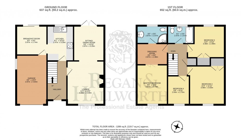 Floorplan for Hallbridge Gardens, Upholland, WN8 0EP
