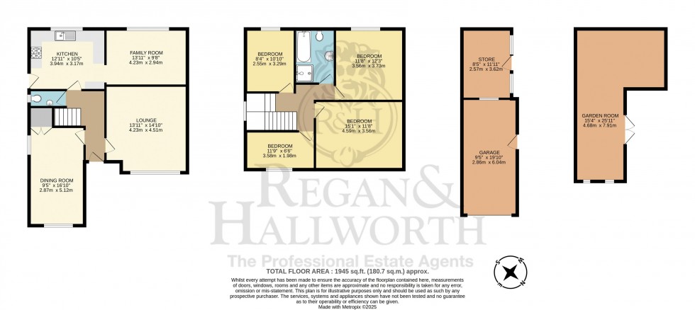 Floorplan for Collisdene Road, Orrell, WN5 8RL