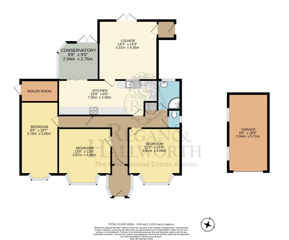 Floorplan for Upholland Road, Billinge, WN5 7AJ