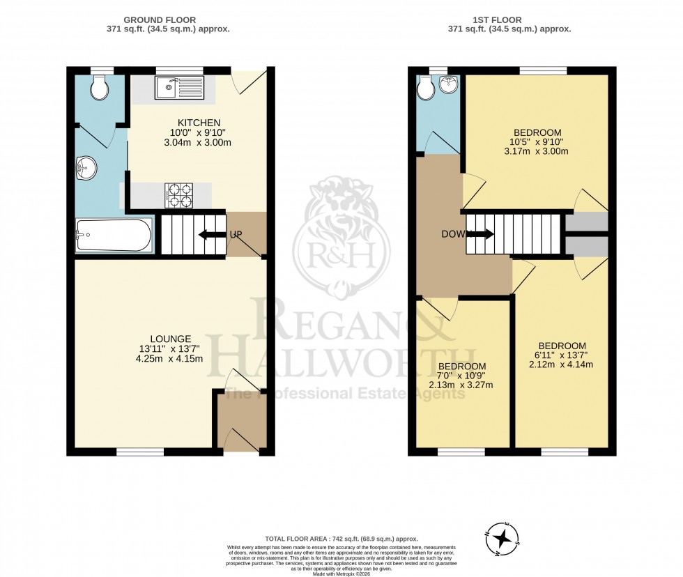 Floorplan for Lord Street, Hindley, WN2 3EJ