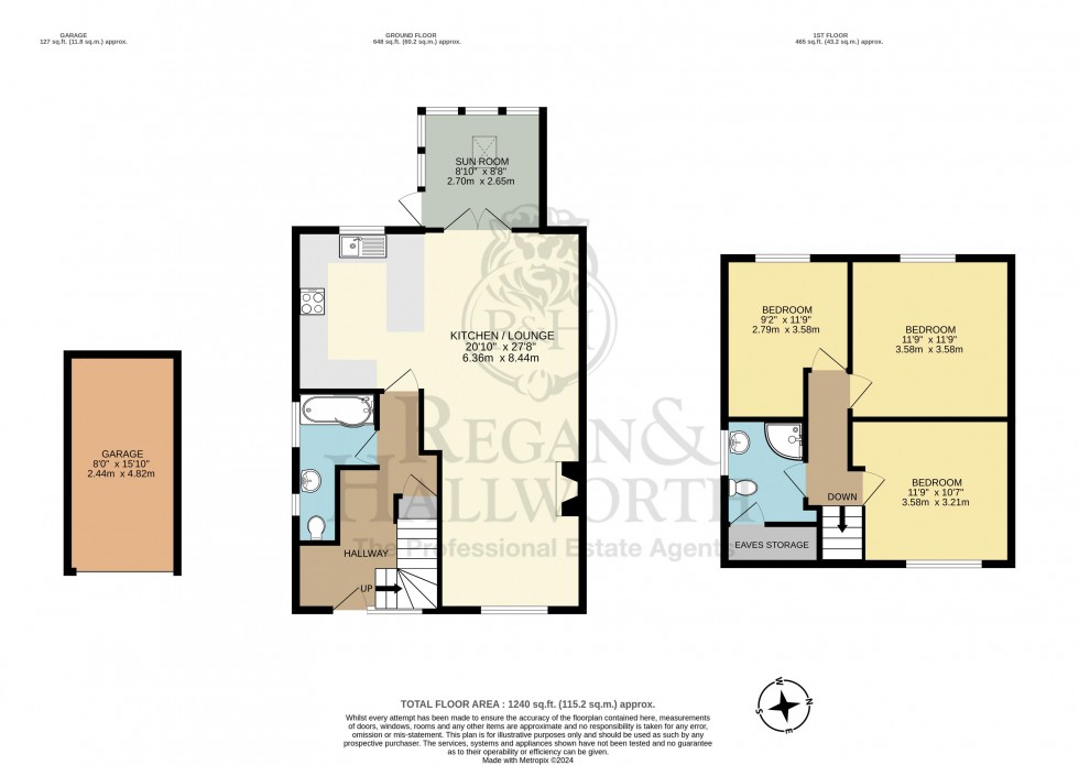 Floorplan for Clifton Road, Billinge, WN5 7TP