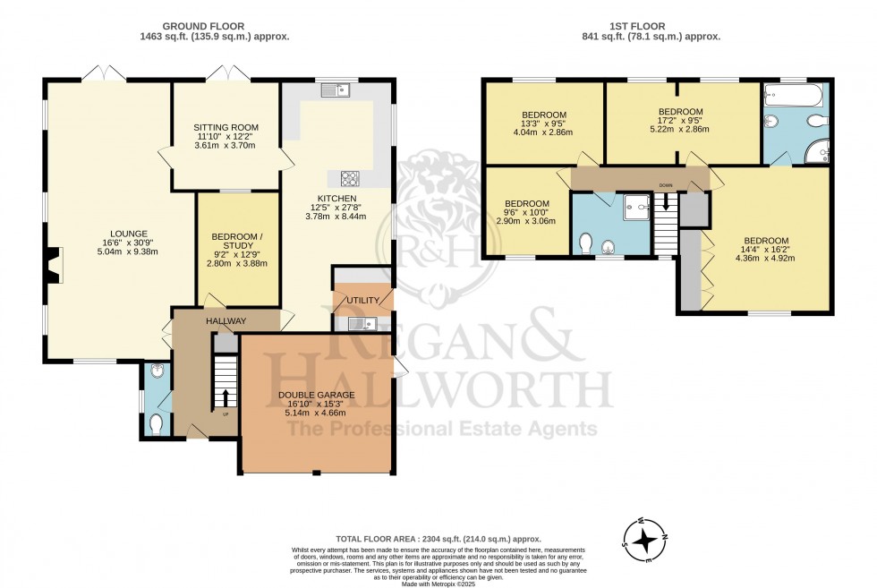 Floorplan for Satinwood Close, Ashton-In-Makerfield, WN4 9NL
