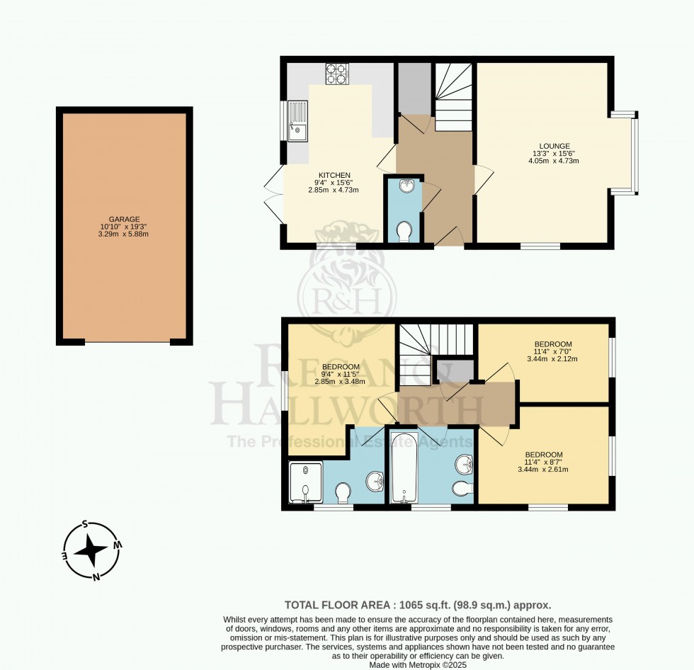 Floorplan for Bullrush Meadow, Standish, WN6 0WH