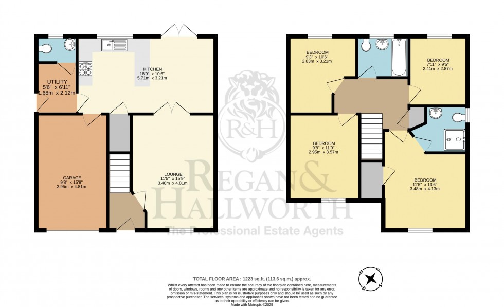 Floorplan for Chancery Fields, Euxton, PR7 1DG