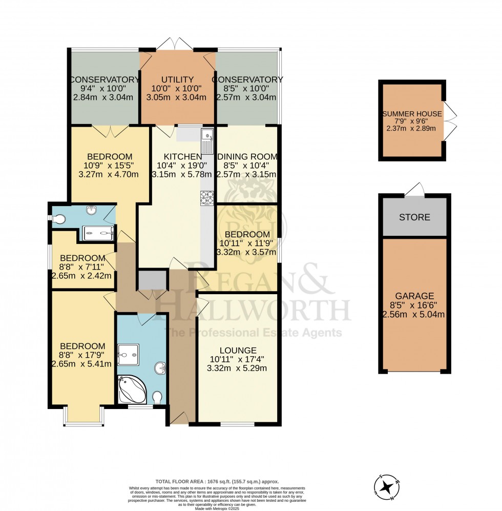 Floorplan for Regaby Grove, Hindley Green, WN2 4EB