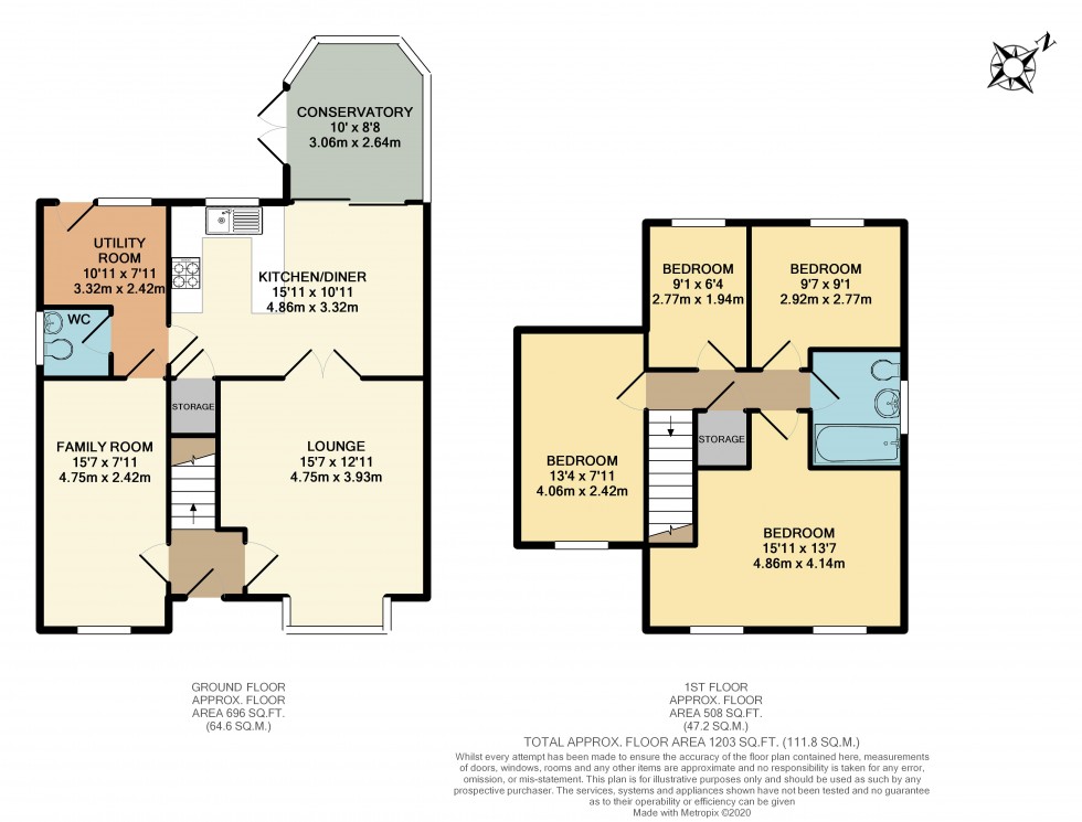 Floorplan for Farnsfield, Whelley, WN1 3YX