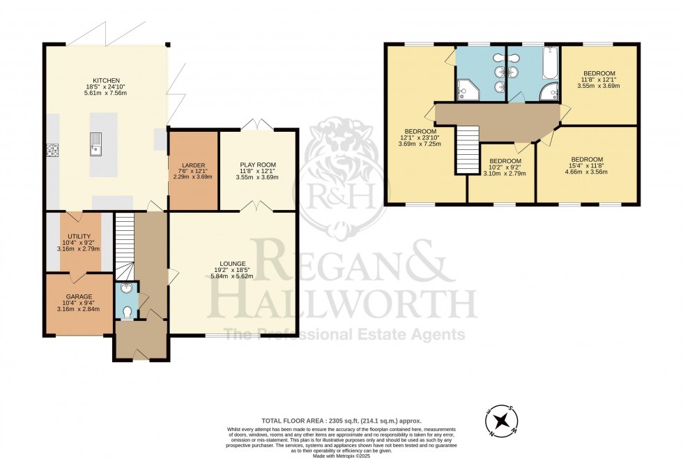 Floorplan for St. Marys Avenue, Billinge, WN5 7QL