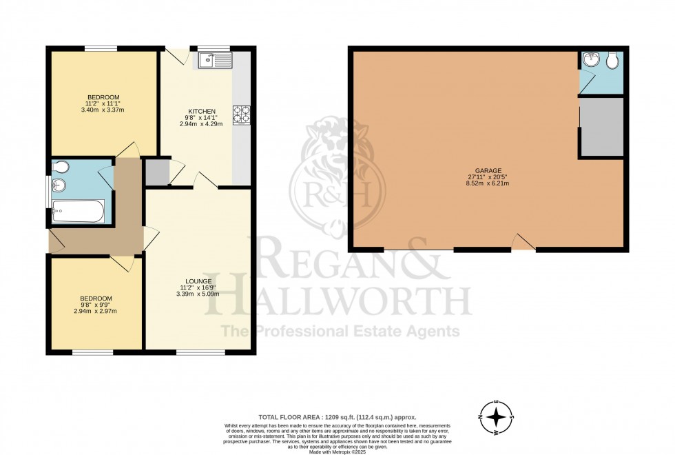 Floorplan for Beechwood Avenue, Shevington, Wigan, WN6 8EH
