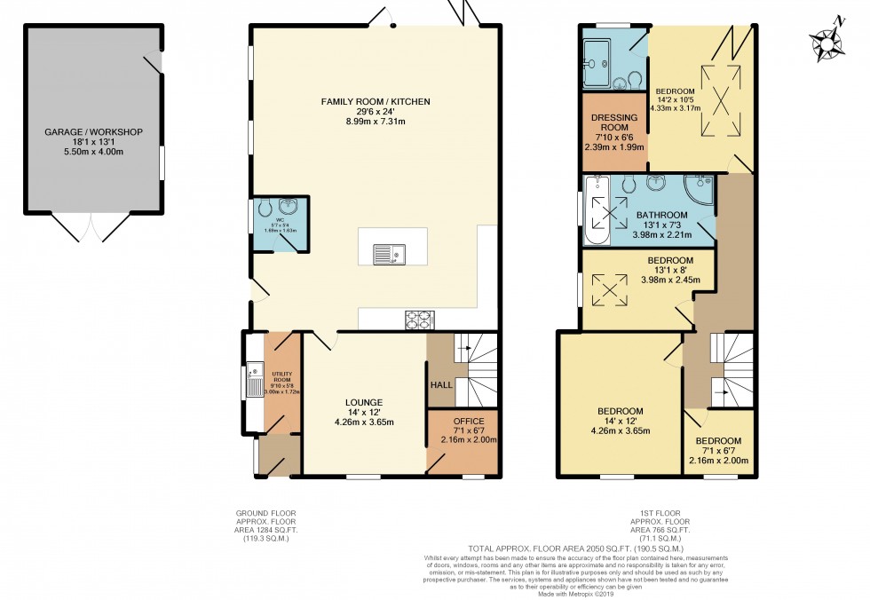 Floorplan for Church Road, Rufford, L40 1TA