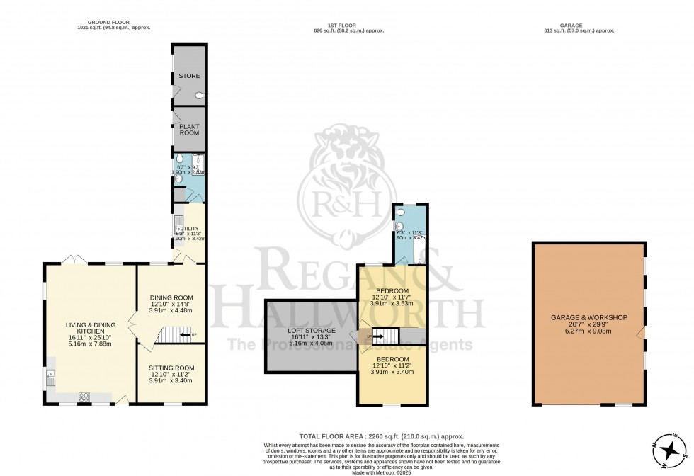 Floorplan for Rainford Road, Bickerstaffe, Ormskirk, L39 0HE