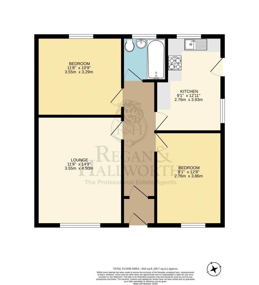 Floorplan for Mersey Road, Orrell, WN5 8NY