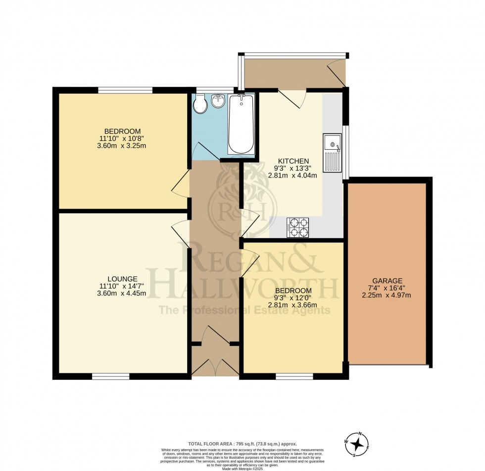 Floorplan for Derwent Road, Orrell, WN5 8PP