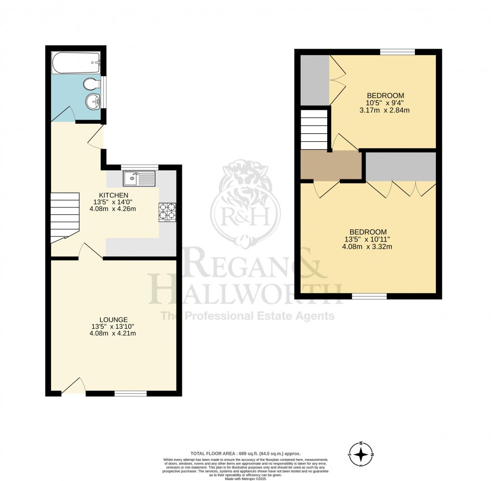 Floorplan for Old Pepper Lane, Standish, WN6 0PH