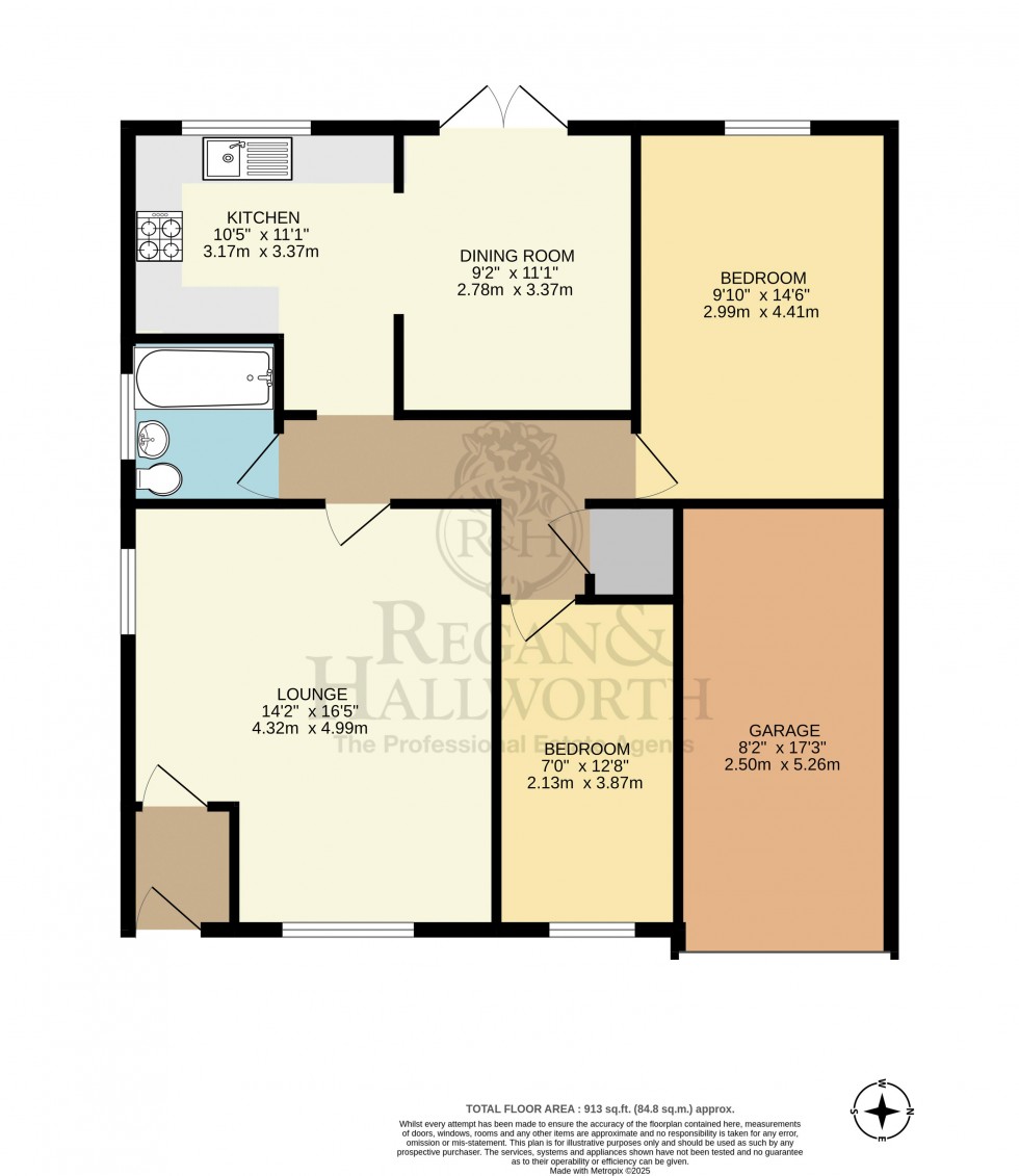 Floorplan for Saltram Road, Highfield, WN3 6AB