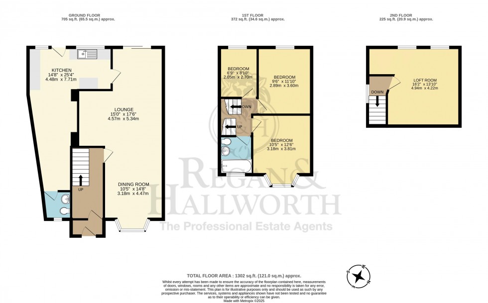 Floorplan for Braeside Crescent, Billinge, WN5 7PQ