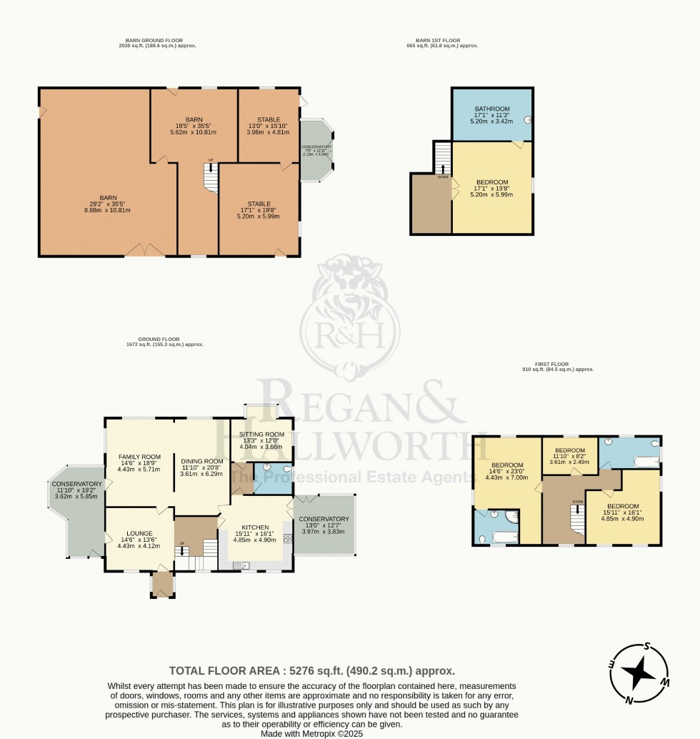 Floorplan for Hill House Farm, Pemberton Road, Winstanley, WN3 6DL