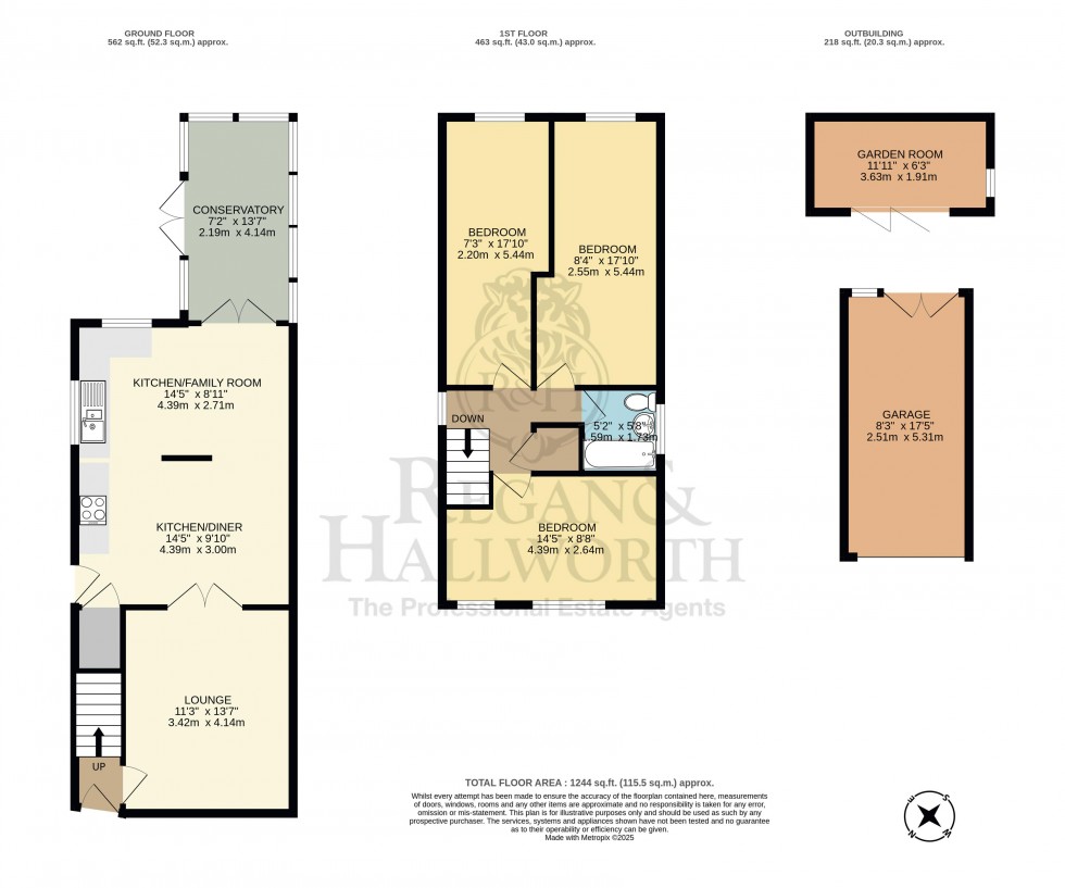 Floorplan for Leaview, Whelley, Wigan, WN1 3UJ
