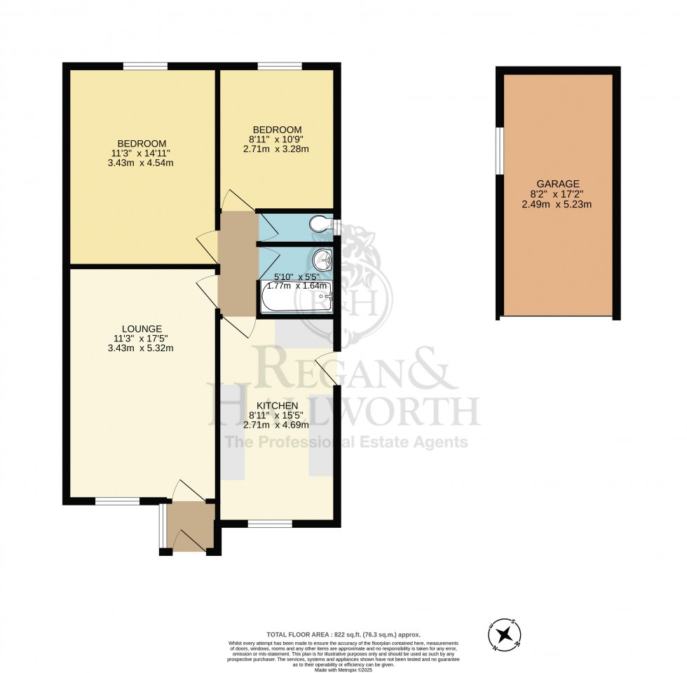 Floorplan for Scot Lane, Aspull, WN2 1YX