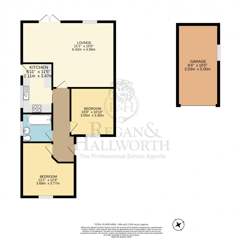 Floorplan for Conway Drive, Billinge, WN5 7LH