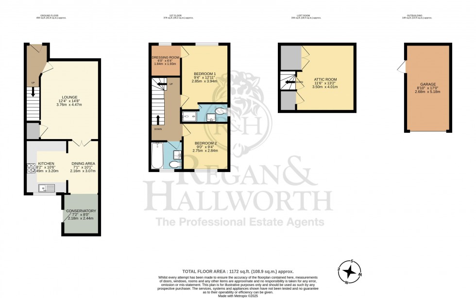 Floorplan for Aughton Street, Hindley, Wn2 3ER