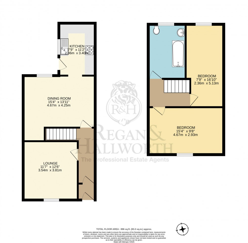 Floorplan for Park Road, Orrell, WN5 8HX