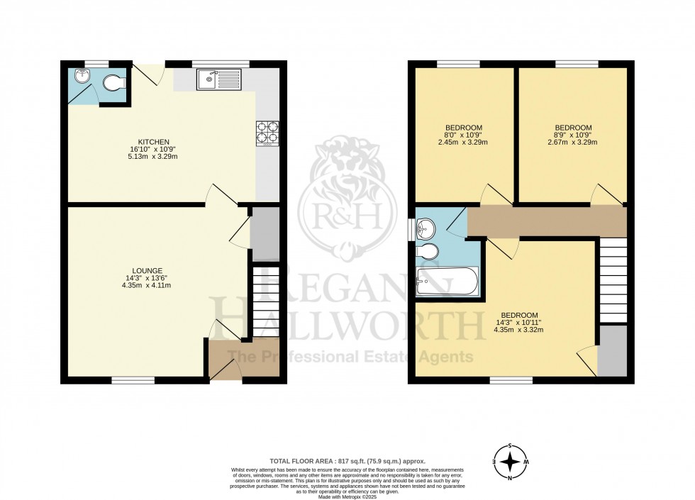 Floorplan for Isherwood Street, Leigh, WN7 5JQ