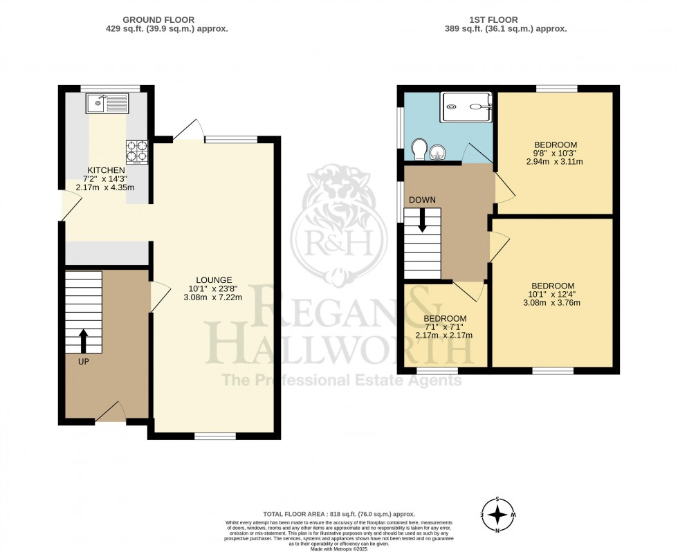 Floorplan for Carr Lane, Hawkley Hall, Wigan, WN3 5NH