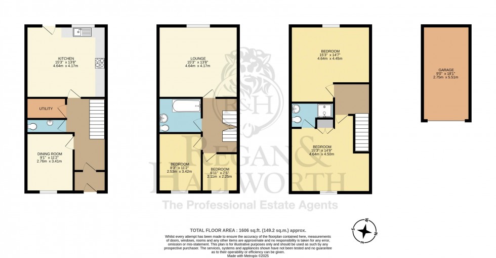 Floorplan for New Fold, Orrell, WN5 7AW