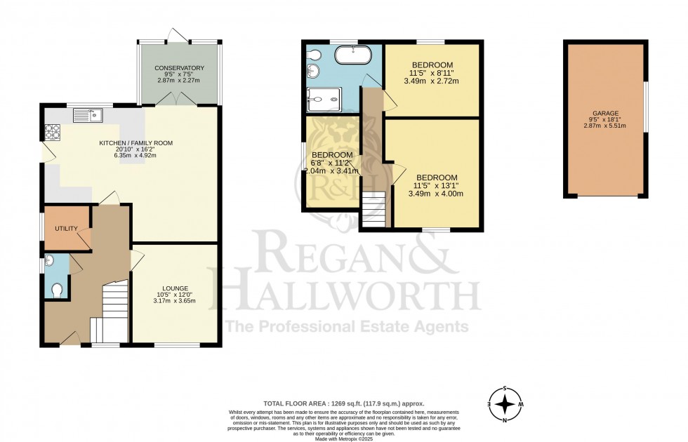 Floorplan for Clifton Road, Billinge, WN5 7TP