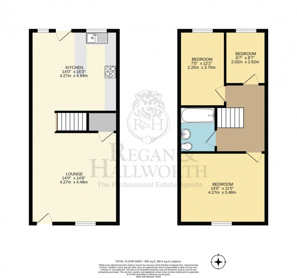 Floorplan for Old Pepper Lane, Standish, WN6 0PH