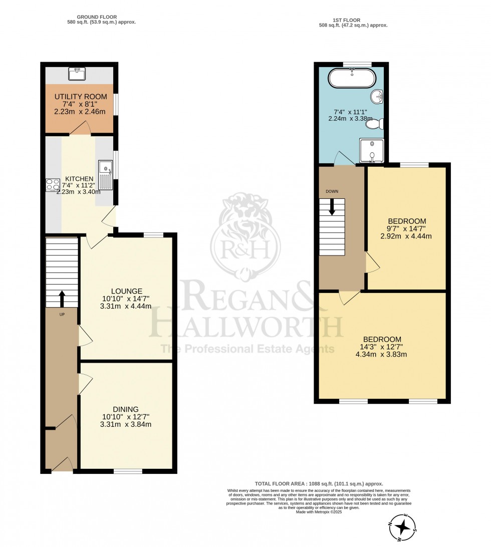 Floorplan for Dorning Street, Wigan, WN1 1HW