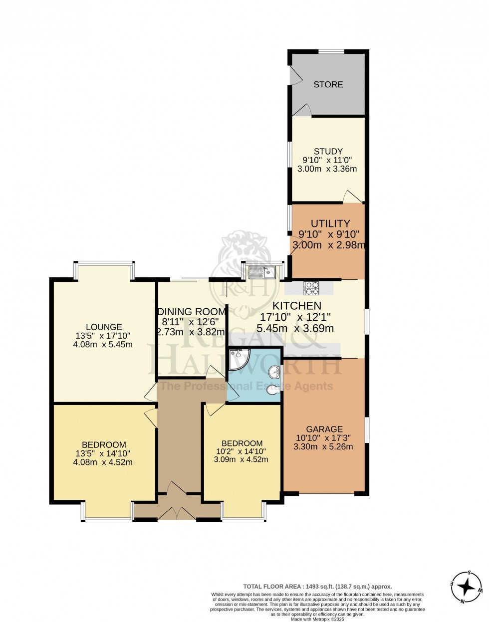 Floorplan for Back Lane, Appley Bridge, WN6 9LH